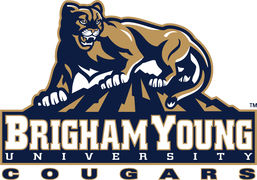 Brigham Young Cougars 1999-2010 Primary Logo iron on transfers for T-shirts